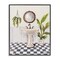 Stupell Industries Crisp Bathroom with Plants Framed Giclee Wall Art Design by Silvia Vassileva
